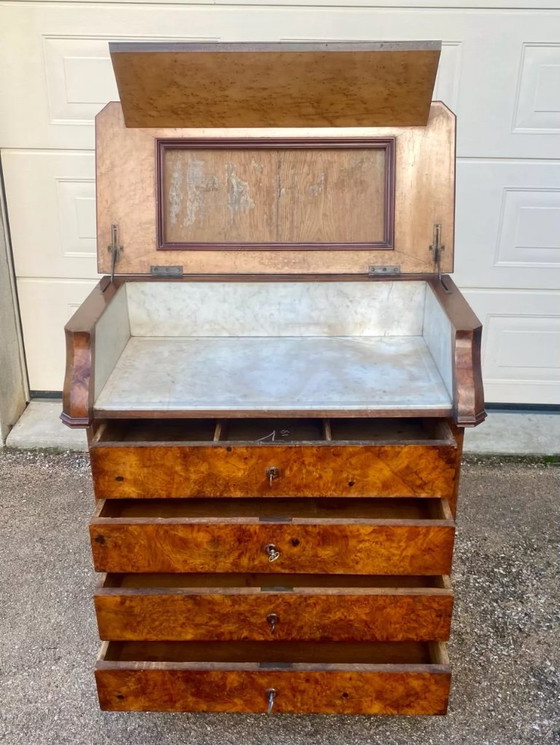 Image 1 of Schminktisch im Louis-Philippe-Stil mit 4 Schubladen