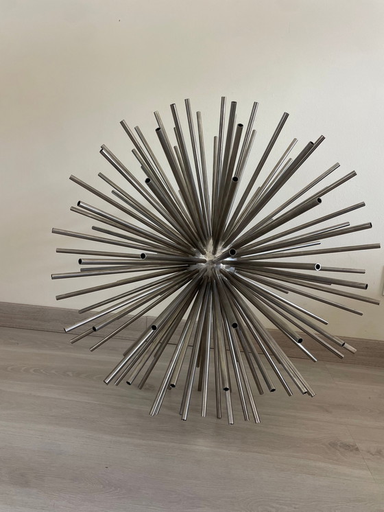Image 1 of Curtis Jere Monumental Steel Asteroid Sculpture, Circa 1970