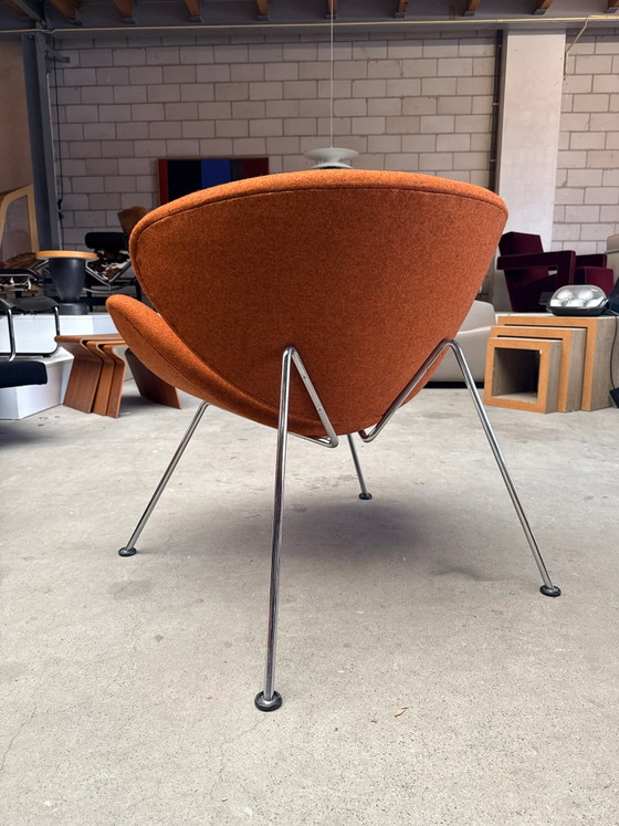 Artifort Orange Slice, Pierre Paulin, Sessel, Stoff, Holz (Foto 9 von 13)