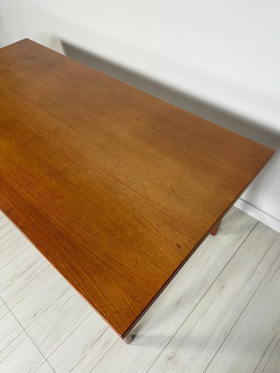 Image 1 of XL Vintage Danish Teak Extendable Dining Table 60s