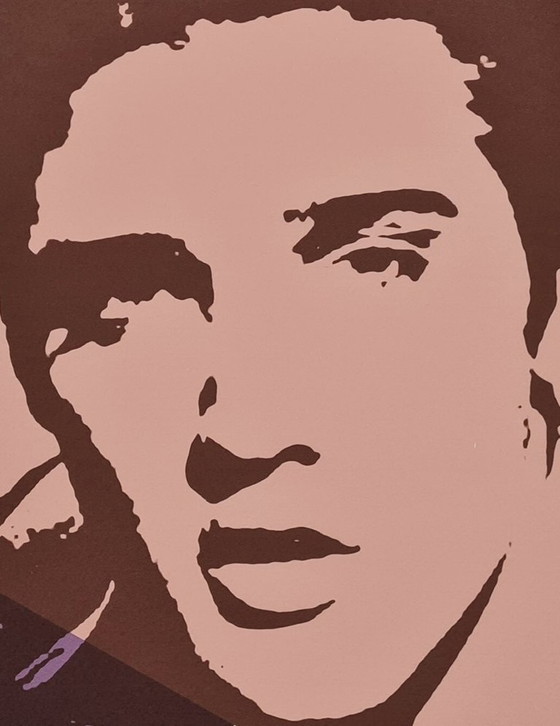 Image 1 of D'après Andy Warhol, Elvis Presley, années 1980, lithographie
