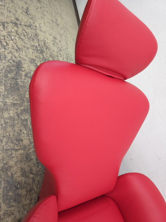 Image 1 of Poltrona Cassina Dodo, poltrona di design, poltrona in pelle, poltrona girevole, reclinabile, come nuova