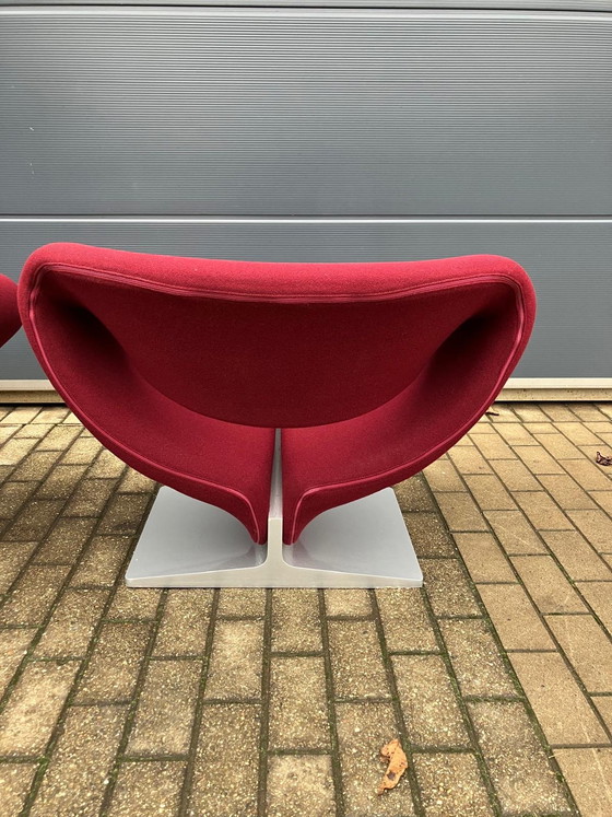 Image 1 of 2x Artifort Ribbon by Pierre Paulin Burgundy in Top Condition (Like New)!!
