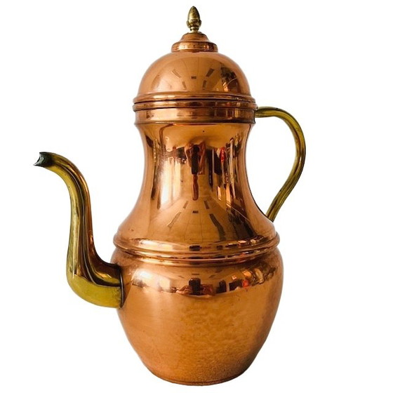 Image 1 of Teiera vintage in rame e ottone