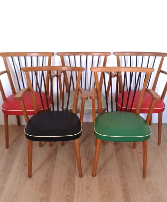 Image 1 of Fünf Esszimmerstühle Fifties
