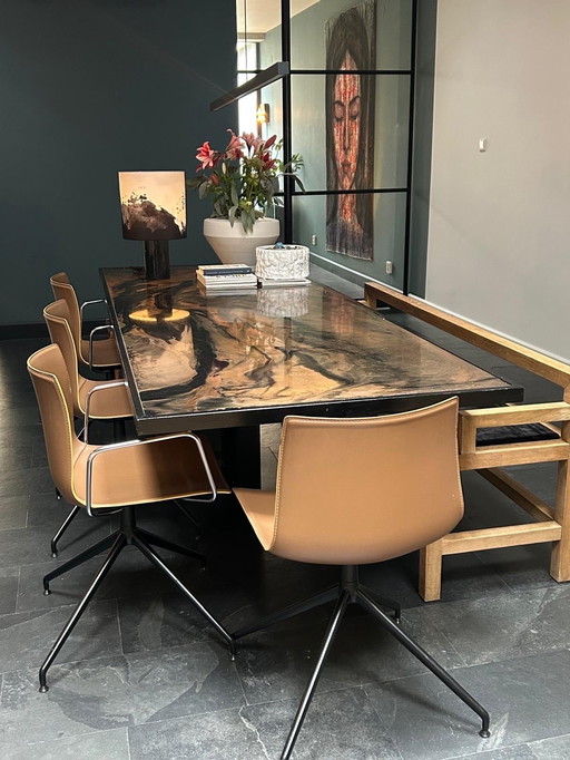 Large dining table