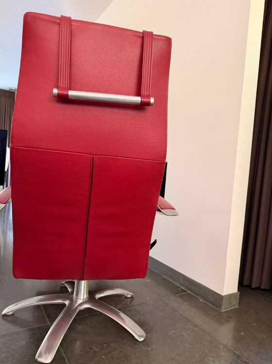 Jori Relax Fauteuil Brainbuilder Cuir Rouge – Leather (photo 3 of 6)