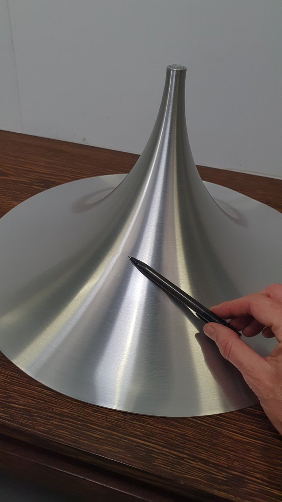 Image 1 of 2x Witch hat trumpet lamp vintage design 50s 60s
