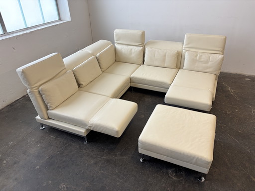 Brühl Moule designer corner sofa couch leather sofa