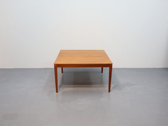 Vintage Coffee table / teak veneer / square / Sweden (photo 4 of 5)