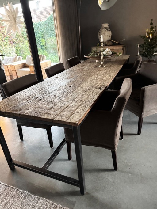 Rustic Robust handmade Large table 320 cm!