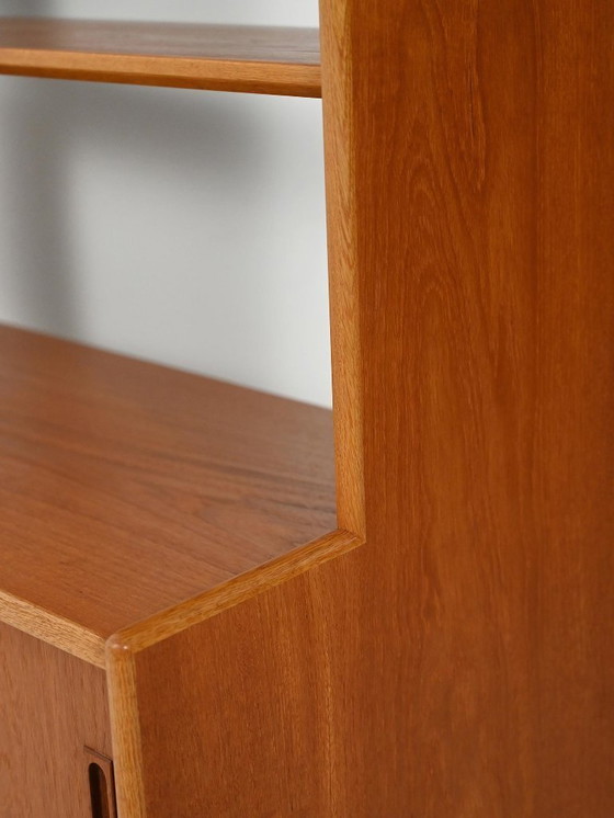 Image 1 of Librería escandinava de teca con armario, años 60