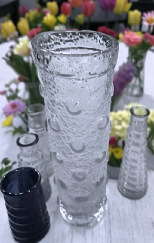 Art verrier scandinave Vase Tamara Aladin 1960