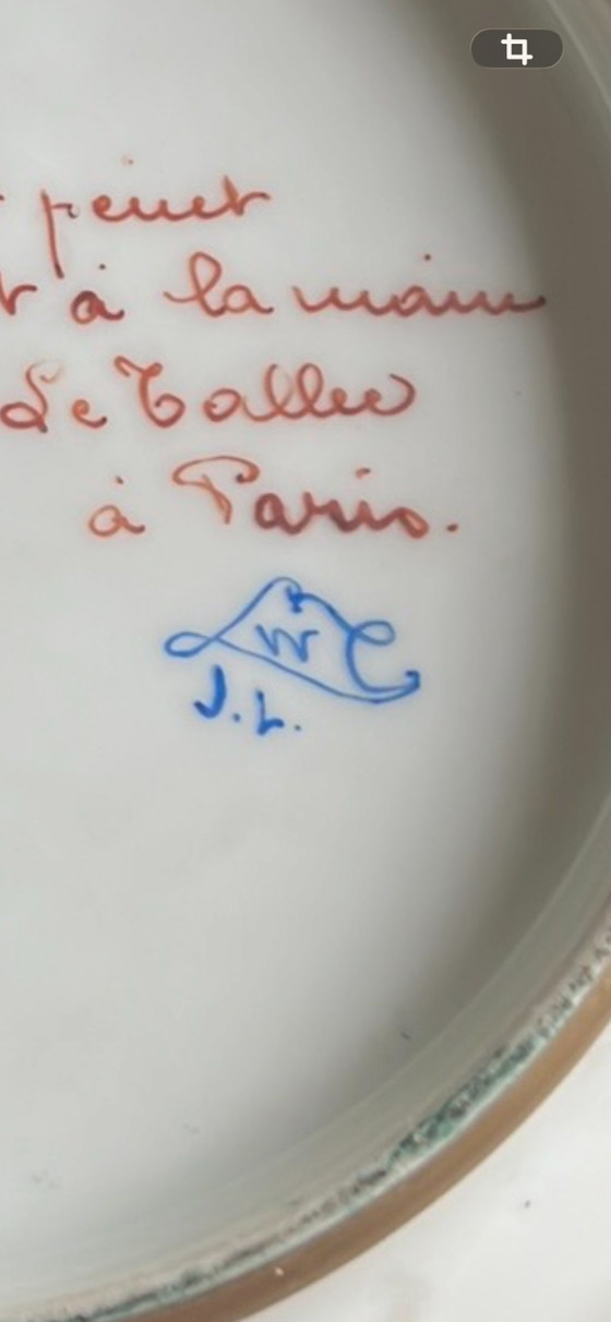 Cuenco de porcelana pintado a mano Are Camille Le Tallec Paris - Estado casi perfecto - Ø 20 cm – Porcelain (photo 5 of 5)