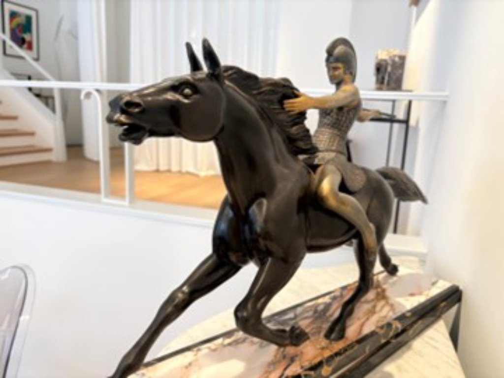 Iconic Art Deco Sculpture Amazon on Horseback | €2,175 | Whoppah