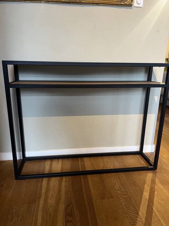 Image 1 of Oak wood side table