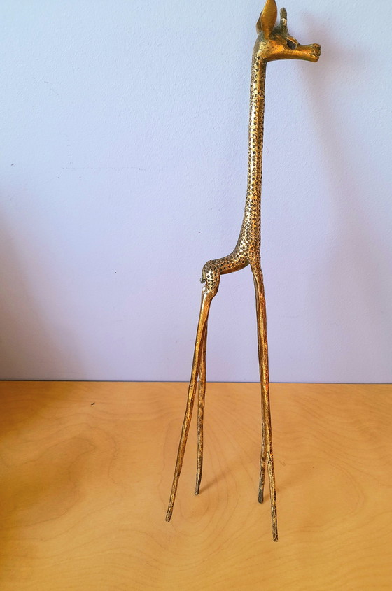 Image 1 of Jirafa de latón 1970