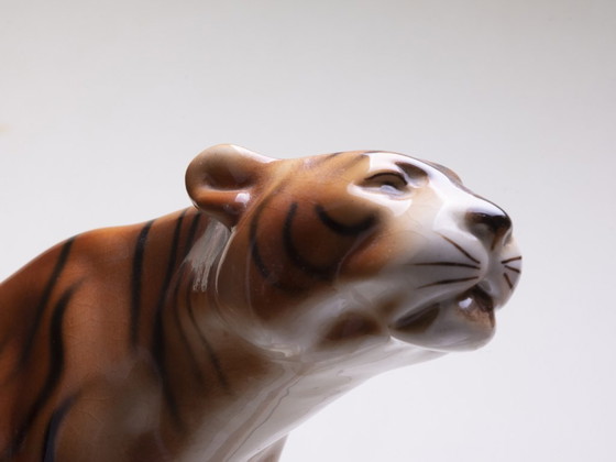 Image 1 of Tiger, Royal Dux, 1960er Jahre, Tschechoslowakei