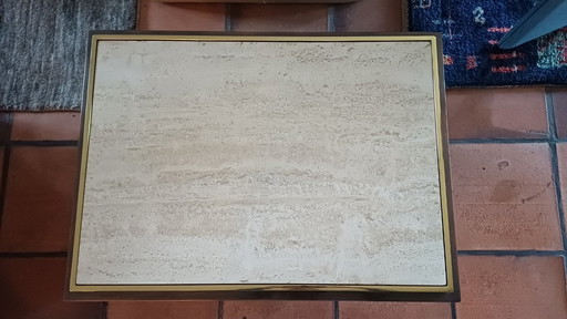 Travertijnen Salon- en Bijzettafel