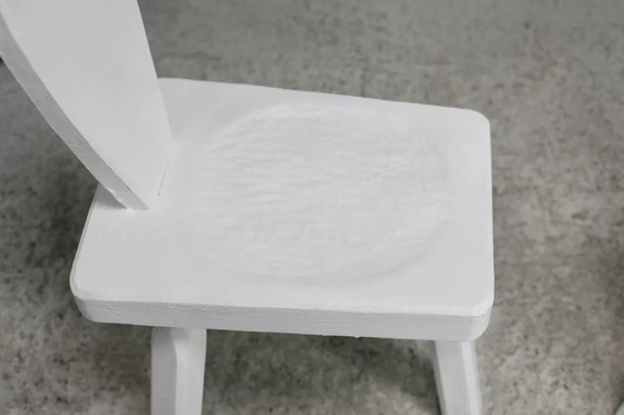 Image 1 of 2 sedie a treppiede, sedili Gouge, brutalisti