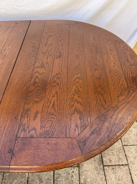 Image 1 of Bannink Art Nouveau extendable dining table