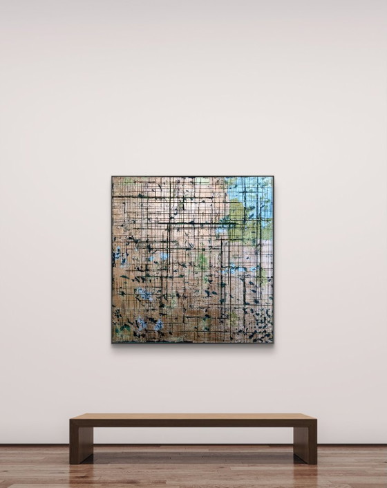 Image 1 of Oggetto/quadro da parete di arte moderna: La città