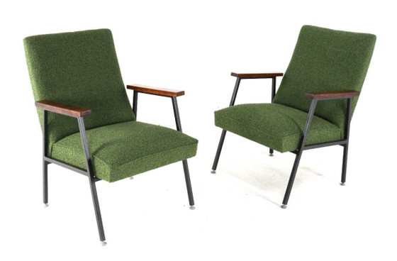 Image 1 of Fauteuil Gispen 'Genie', vintage, nouvellement rembourré