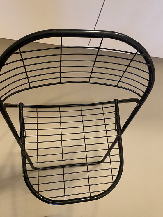 Image 1 of Wire chair folding chair Niels Gammelgaard IKEA black