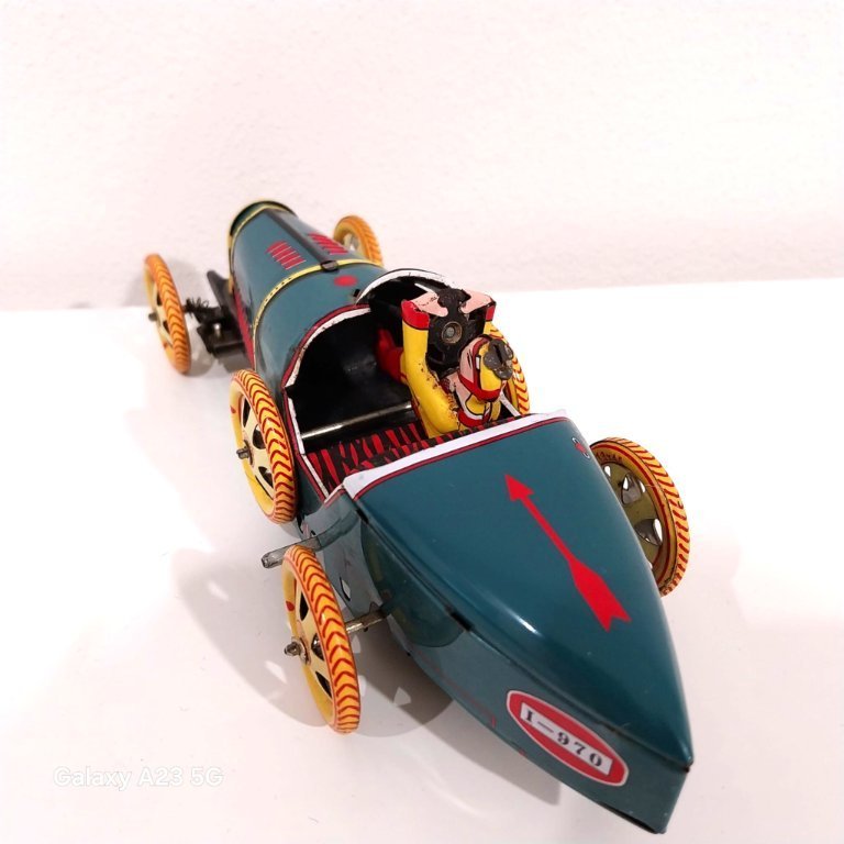 Voiture de course Bugatti Superbe miniature vintage - like new