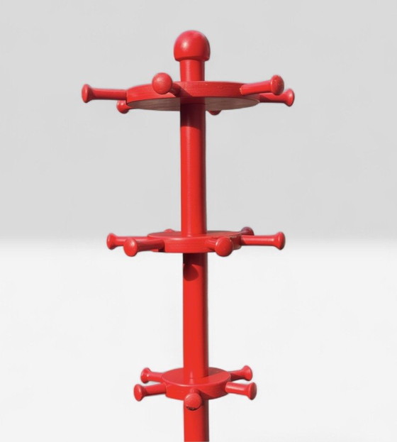 Vintage Deens Design Icoon |Kinderkapstok | Nanna Ditzel For Poul Kold | Jaren '60 – Kapstokken, Wood (photo 6 of 14)