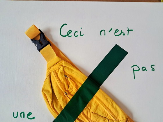 Image 1 of Enzo SAN MARCO - Dit is geen banaan - Canvas van de kunstenaar