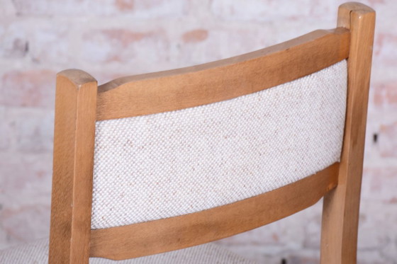 Set van vier originele eetkamerstoelen uit het midden van de 20e eeuw, beukenhout, Tsjechië, jaren 60. (photo 8 of 26)