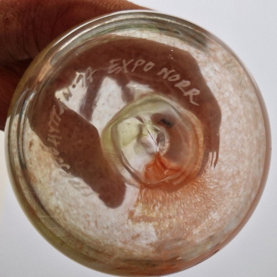 Image 1 of Storsjöhyttan Sweden - Hand-blown pear - Signed