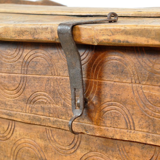 Image 1 of Antique Shepherd’s Chest, 1850’s