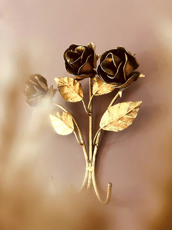 Image 1 of Set of Italian Florentine Rose Hooks