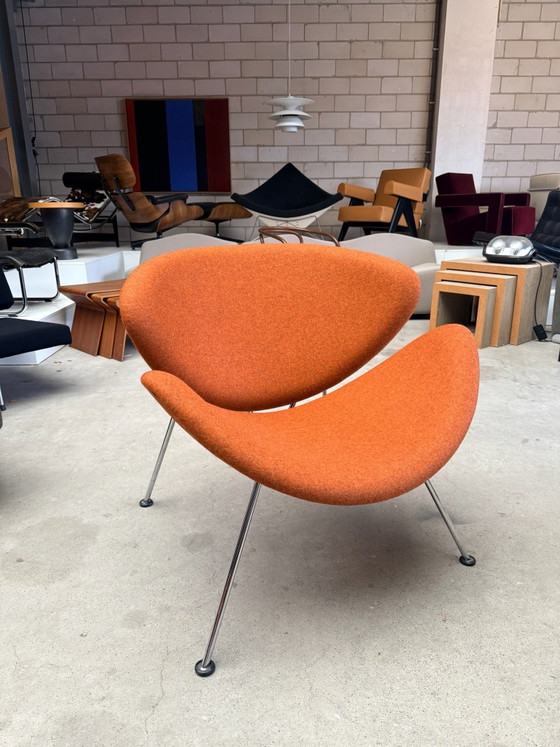 Artifort Orange Slice, Pierre Paulin, Sessel, Stoff, Holz (Foto 2 von 13)