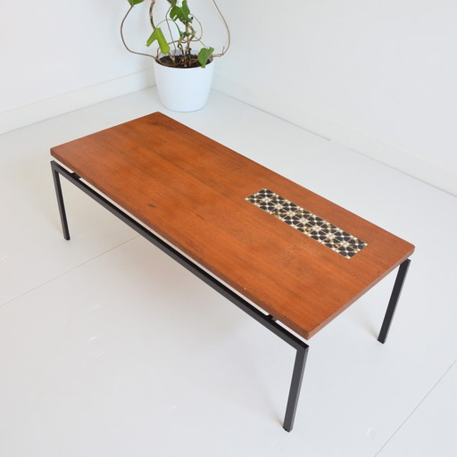 Table basse moderniste 1950 vintage