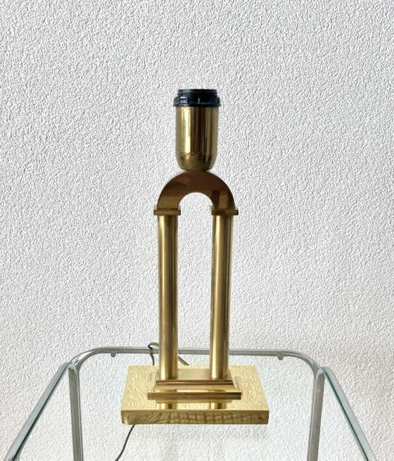 Image 1 of Vintage Brass Table Lamp – Hollywood Regency Style