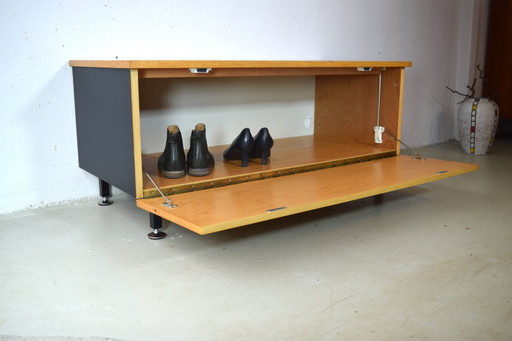Zapatero de los años 50, aparador vintage, cómoda, mueble de mediados de siglo. – ladekasten, Metal, Plastic (photo 2 of 6)