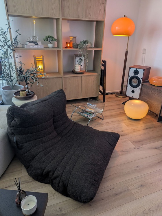 Togo dark brown/choco beanbag chair – Ambient Lounge, Armchairs, Textile (photo 2 of 6)
