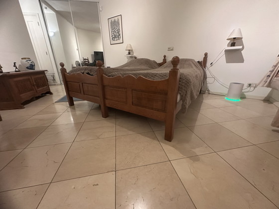 Complete Massief Eiken Slaapkamer Oisterwijk – Tweepersoonsbedden, Wood (photo 8 of 9)