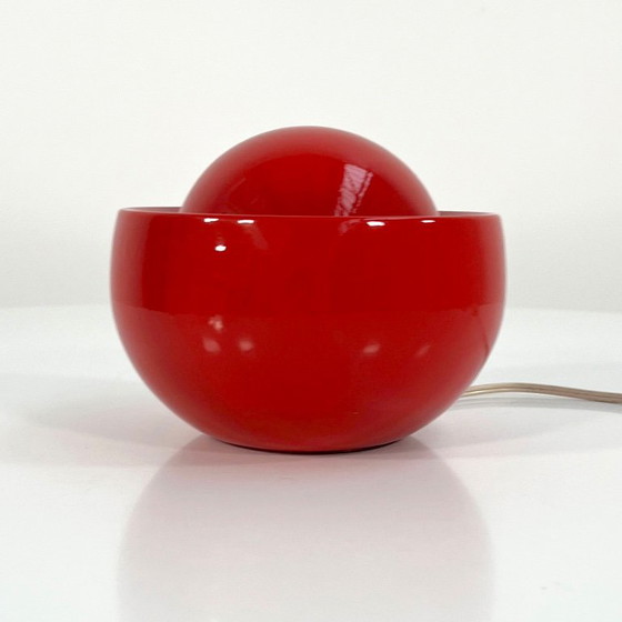 Rote italienische Tischlampe aus Keramik, 1970er Jahre – Tischlampen (photo 4 of 7)