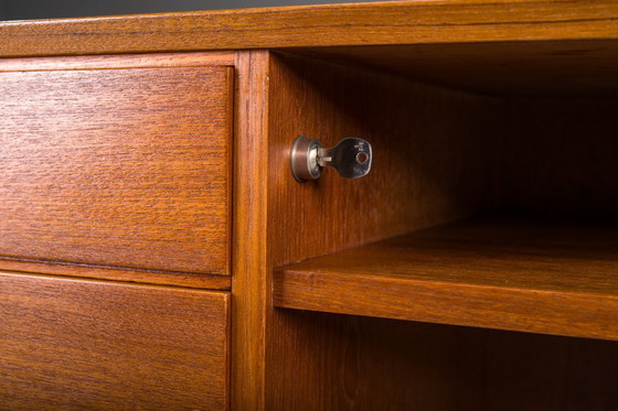 Image 1 of Mid-Century Modern Teak Chefschreibtisch, Deutschland, 1960er Jahre