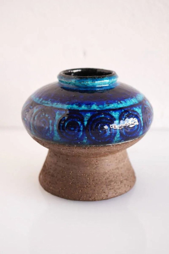 Image 1 of Mid-century modern studio art ceramic vase by Inger Persson for Rörstrand, 1970s