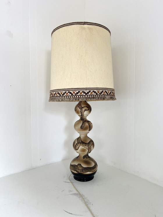 Image 1 of Lampada da terra a bolle di ceramica vintage, Kaiser Leuchte '60