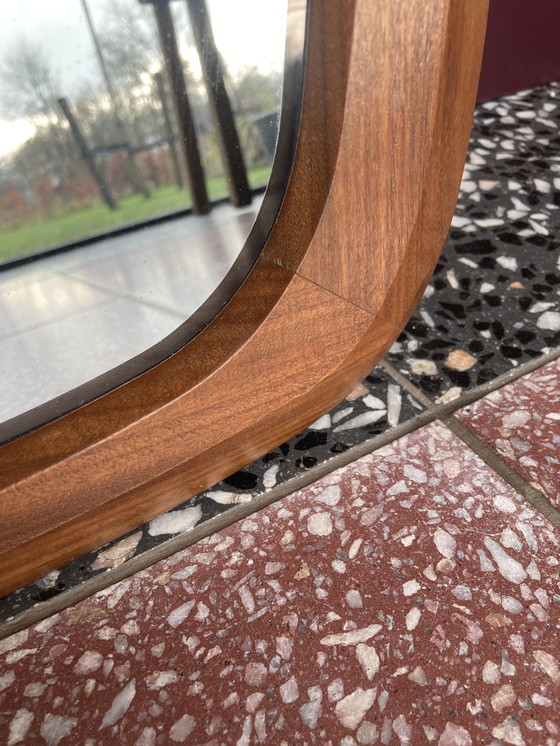 Image 1 of Mid century vintage teak mirror