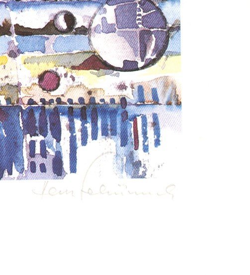 Image 1 of Schüppel, Hem - Komposition - Farboffsetlitho - Artists of the World - Handsigniert