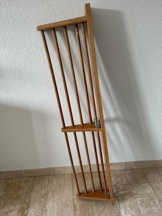 Image 1 of Bruynzeel Küchenregal, Pfannenregal, 1950er Jahre von Piet Zwart.