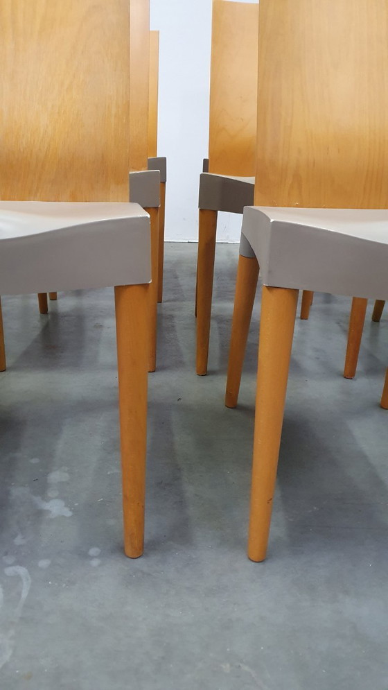 Image 1 of 12 chaises Miss Trip, design Philippe Starck Kartell, 1996, Italie