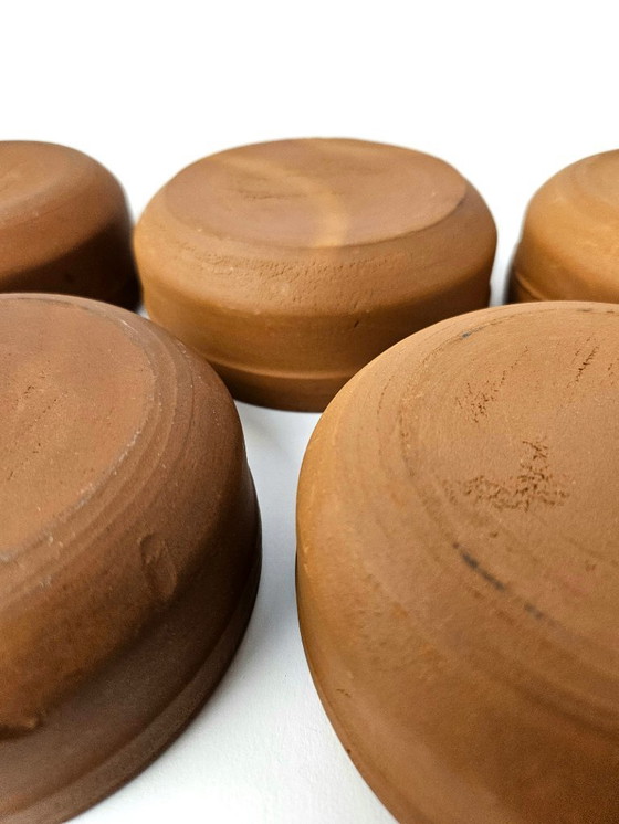 Image 1 of 5 pezzi di ciotole per tapas e creme brulee fatte a mano in stile vintage